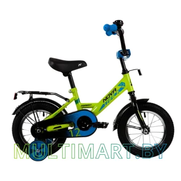 Детский велосипед Novatrack Forest 121FOREST.GN21 (зеленый/синий, 2021)